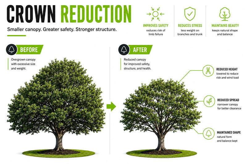 Crown-reduction | San Diego Tree Service | Tree Trimming | Tree Removal San Diego tree trimming
